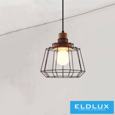 ELDLUX INKJET függeszték E27 fekete világítás