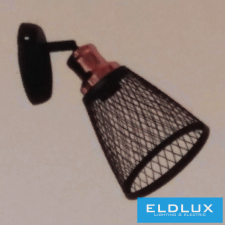 ELDLUX KETREC fali lámpa E27 fekete világítás