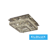ELDLUX Kristály üveg mennyezeti lámpa 54w 4320lm CCT.T IP20 500x500x275mm Króm
