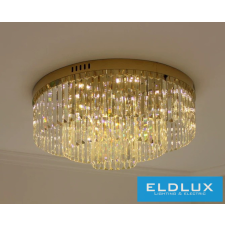 ELDLUX Kristály üveg mennyezeti lámpa E14×5 D400x350mm Arany világítás