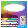 ELDLUX OSRAM chip Mennyezeti lámpa 18W RGB+CCT távirányítóval fehér