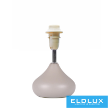 ELDLUX Szürke kerámia asztali lámpatest E14 világítás