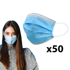 Eldobható szájmaszk, orvosi maszk, kék 50db tisztító- és takarítószer, higiénia
