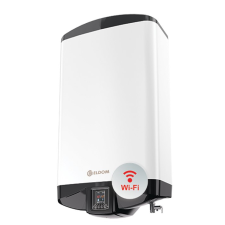 Eldom Galant 60 Wifi villanybojler, fehér, lapos kivitel vízmelegítő, bojler