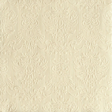  Elegance cream dombornyomott papírszalvéta 40x40cm,15db-os asztalterítő és szalvéta