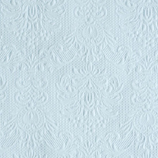 Elegance light blue dombornyomott papírszalvéta 25x25cm,15db-os asztalterítő és szalvéta