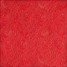 Elegance Red szalvéta - 15 darabos papírárú, csomagoló és tárolóeszköz