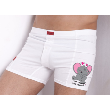 Elegáns boxeralsó grafikával - passzos (IMÁDLAK!) férfi alsó