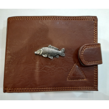  "Elegant Wallet" Horgász Pénztárca Ponty Barna pénztárca