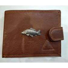 "Elegant Wallet" Horgász Pénztárca Ponty Barna pénztárca