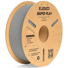 Elegoo RAPID PLA+ - 1,75mm, 1kg, Cardboard Spool, Grey nyomtató kellék