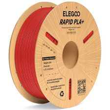 Elegoo RAPID PLA+ - 1,75mm, 1kg, Cardboard Spool, Red nyomtató kellék