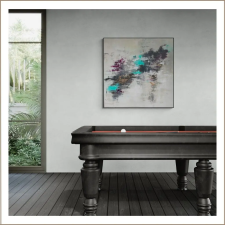  Elek Andrea RENDEZŐDÉS –  akril festmény grafika, keretezett kép