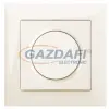 ELEKTRO-PLAST 1407-11 "Sentia" fényerőszabályzó kapcsoló, süllyesztett, krém, IP20, Ledekhez, 0-100W