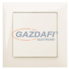 ELEKTRO-PLAST 1410-01 "Sentia" egypólusú kapcsoló, süllyesztett, krém, IP20, 250V, 10A, kerettel