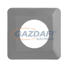 ELEKTRO-PLAST 2100-08 univerzális tapétavédő keret, grafit, 131x131x3mm villanyszerelés