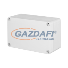 ELEKTRO-PLAST 2708-00 kötődoboz sima oldalfallal, 170x105x112mm, szürke, IP65 villanyszerelés