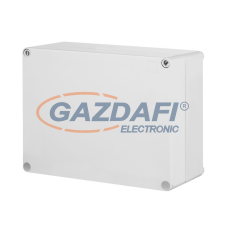 ELEKTRO-PLAST 2716-00 kötődoboz sima oldalfallal, 220x170x86mm, szürke, IP65 villanyszerelés