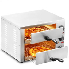  Elektromos Asztali Pizzasütő Állítható Hőfokkal 305 mm pizzasütő