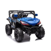  Elektromos autó gyerekeknek, modell Teren Off Road, 12V, 9 hónap-3 év, 30 kg, fekete-kék
