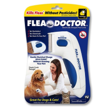  Elektromos bolhairtó fésű kutyák és macskák számára Fleadoctor fésű