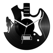  Elektromos gitár bakelit óra falióra