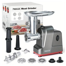  Elektromos húsdaráló – 3 vágólappal, kolbász- és süteménykészítő tartozékokkal QE718209 húsdaráló