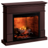  Elektromos kandalló Lisbon Premium, Dimplex Revillusion 30" 3D elektromos tűztérrel, mahagóni színben, középső / sarok, 125 x 37 x 107 cm, 3D láng, lángpanel, valósághű rönkök, színtémákkal, ventilátoros fűtéssel és hanggal, távirányítóval,...