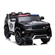  Elektromos rendőrautó fekete elektromos járgány