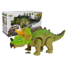 Elektromos Zöld Triceratops Dino játékfigura