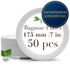  Elena Erős Cukornád / Papírtányér 175 mm tányér és evőeszköz
