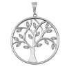 Életfa medál, fehér arany ékszer