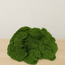  Élethű moha selyemhatású szálakból- mély mohazöld dekorációs kellék