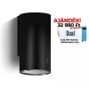  ELICA PRF0090719Bmcb - Páraelszívó TUBE PRO BL MAT/A/43 + CATA mikro MW-5120 DG