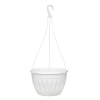 Elif Plastik Függő virágtartó akasztóval 23×35.2cm 3.3L Szín: Fehér