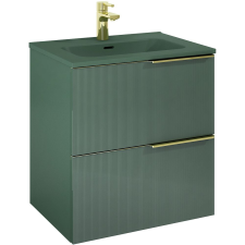 Elita Soho szekrény 60x45.3x63.5 cm Függesztett, mosdó alatti zöld 169081 fürdőszoba bútor