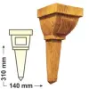 Elite Decor DecoWood Bükk-140 Univerzális poliuretán konzol-04 (E046)