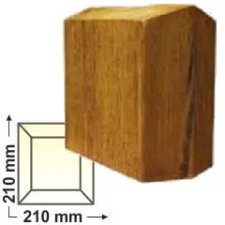 Elite Decor DecoWood Bükk-210 Univerzális poliuretán konzol-06 (E054) tapéta, díszléc és más dekoráció