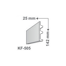 Elite Decor Poliuretán rejtett világítás díszléc (KF-505) ütésálló dekoráció