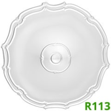 Elite Decor Poliuretán rozetta (R113) oldalfalra, mennyezetre (48,2 cm) tapéta, díszléc és más dekoráció