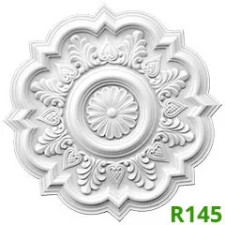 Elite Decor Poliuretán rozetta (R145) oldalfalra, mennyezetre (52,5 cm) tapéta, díszléc és más dekoráció