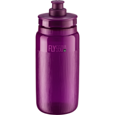 Elite Fly Tex 550 ml átlátszó/lila kulacs, kulacstartó