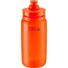 Elite Fly Tex 550 ml átlátszó/narancs kulacs, kulacstartó