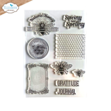 Elizabeth Craft Designs Szilikonbélyegző - A5 - Honeybee - ECD Clear Stamps (1 csomag) bélyegző