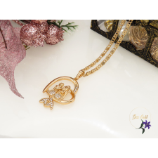  Elizia Gold Filled nyaklánc sellő medállal-18k nyaklánc