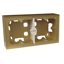 ELKO EP Hungary Efapel 10994_ADU Dupla kiemelő keret, arany színű villanyszerelés