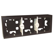 ELKO EP Hungary Efapel 10995_APM Hármas kiemelő keret, fekete színű villanyszerelés