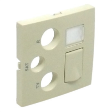 ELKO EP Hungary efapel 90770_TMF 21544, 21545 Multimédia aljzat fedlap, elefántcsont villanyszerelés