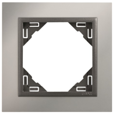 ELKO EP Hungary Efapel 90910_TRS METALLO Egyes keret, króm/szürke villanyszerelés