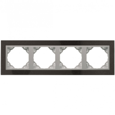 ELKO EP Hungary efapel 90940_TGA PETRA Négyes keret, gránit/alumínium villanyszerelés